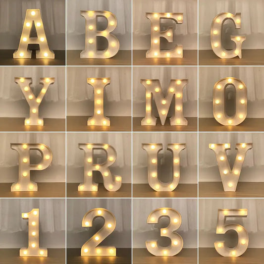 LED Alphabet Letters